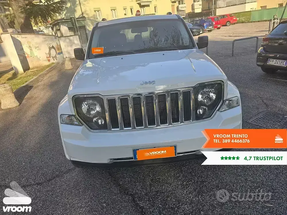 Usata Jeep Cherokee 200 CV (147 kW) 2012 Bianco SUV