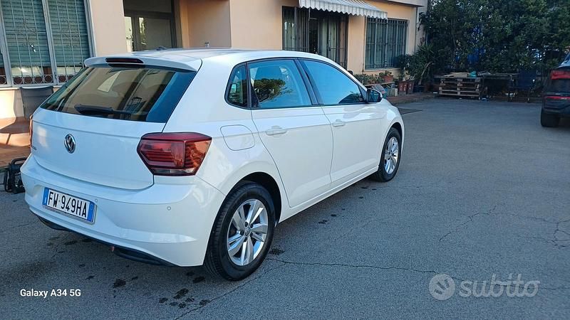 Usata VW Polo 80 CV (58 kW) 2019 Bianco Utilitaria