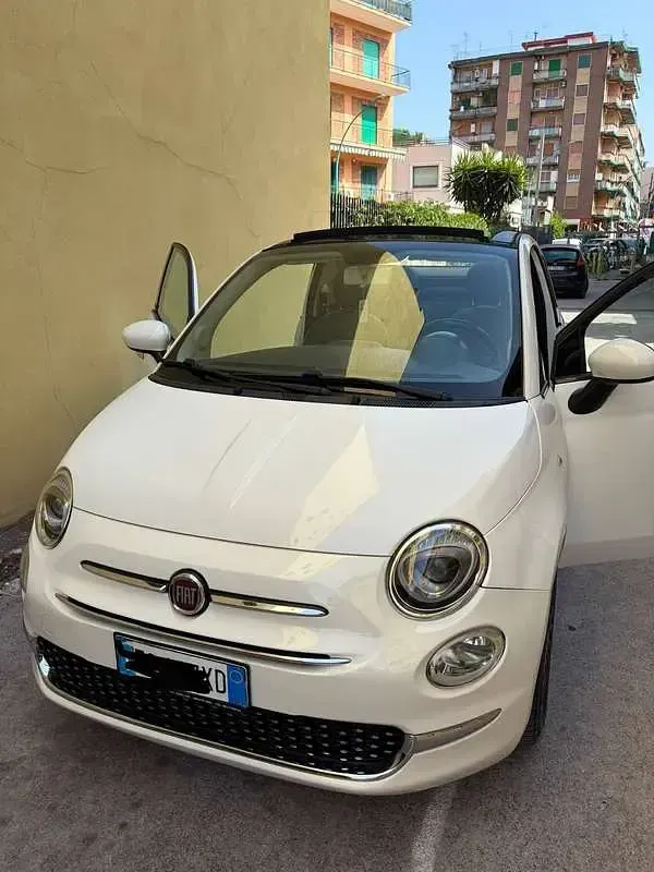 Usata Fiat 500C Pop 69 CV (50 kW) 2016 Bianco Cabrio