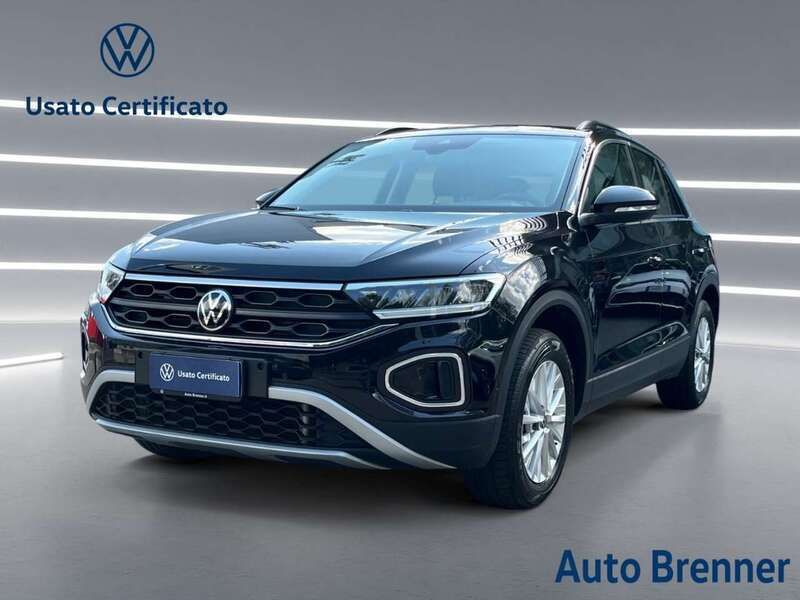 Deep black perlato Usata 2024 VW T-Roc Life SUV | 27.500 € (Buon prezzo) - Immagine 1/4