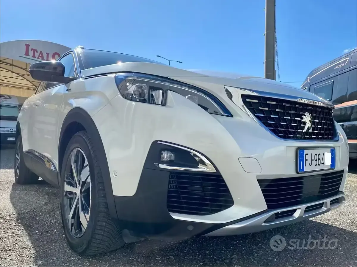Usata Peugeot 3008 GT-line 150 CV (110 kW) 2017 Bianco SUV