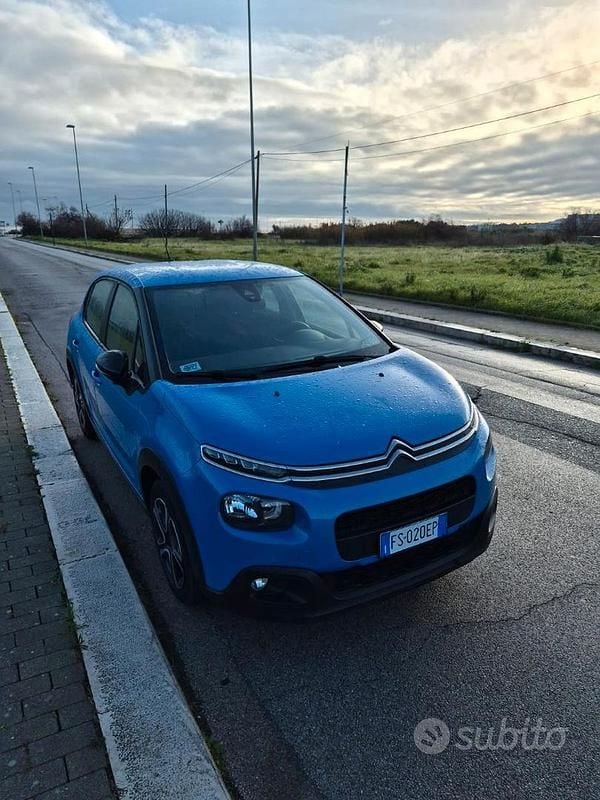 Usata Citroën C3 82 CV (60 kW) 2018 Blu Utilitaria