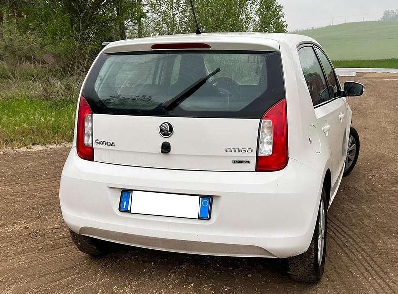 Usata Skoda Citigo G-TEC Ambition 68 CV (50 kW) 2015 Bianco Utilitaria