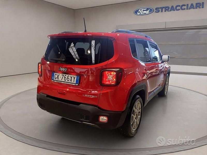 Usata Jeep Renegade Limited 131 CV (96 kW) 2022 Rosso metallizzato SUV
