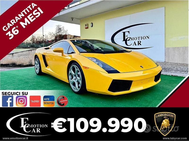 Usata Lamborghini Gallardo 520 CV (382 kW) 2004 Giallo Coupé