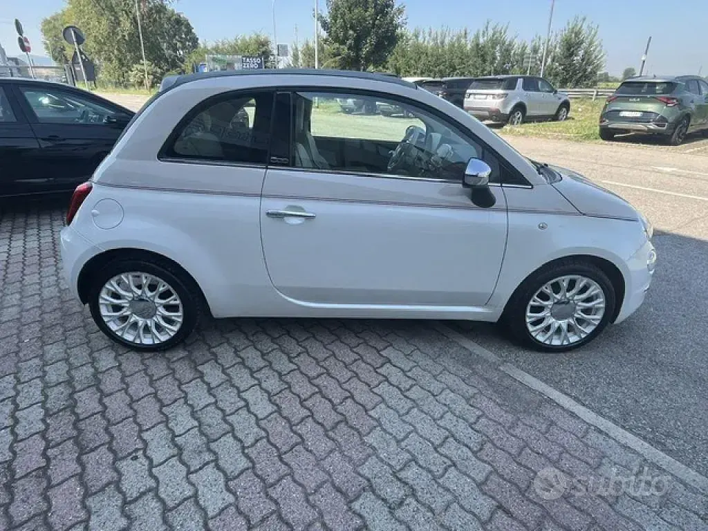 Usata Fiat 500C 95 CV (69 kW) 2018 Beige Cabrio