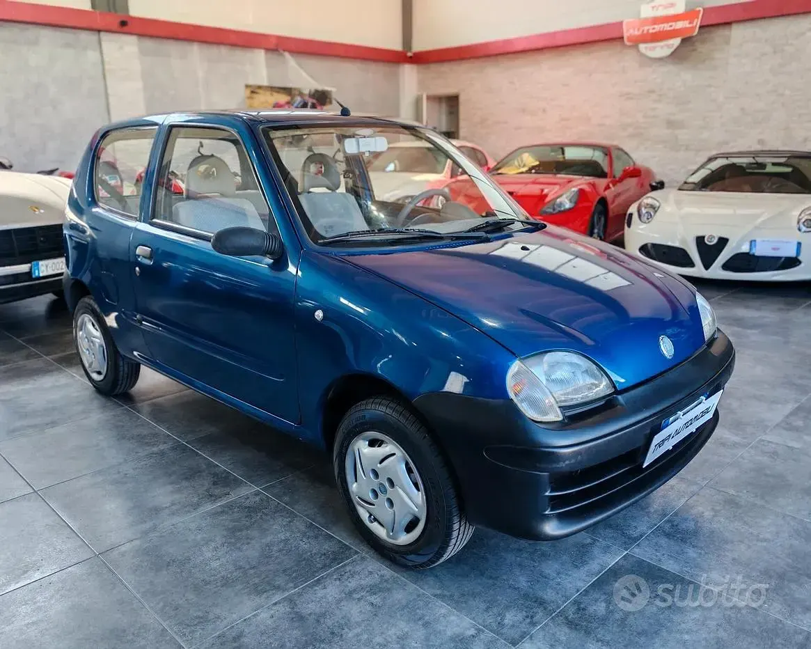 Usata Fiat Seicento 54 CV (39 kW) 2005 Blu Utilitaria
