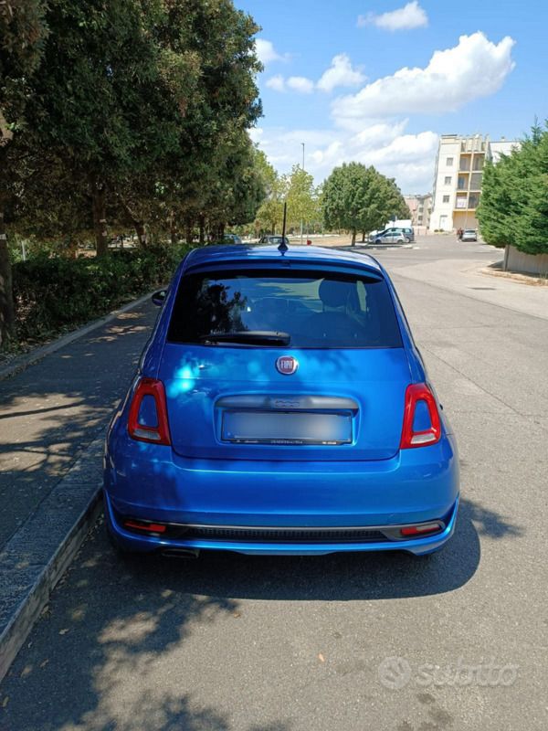 Usata Fiat 500S S 69 CV (50 kW) 2017 Blu Utilitaria