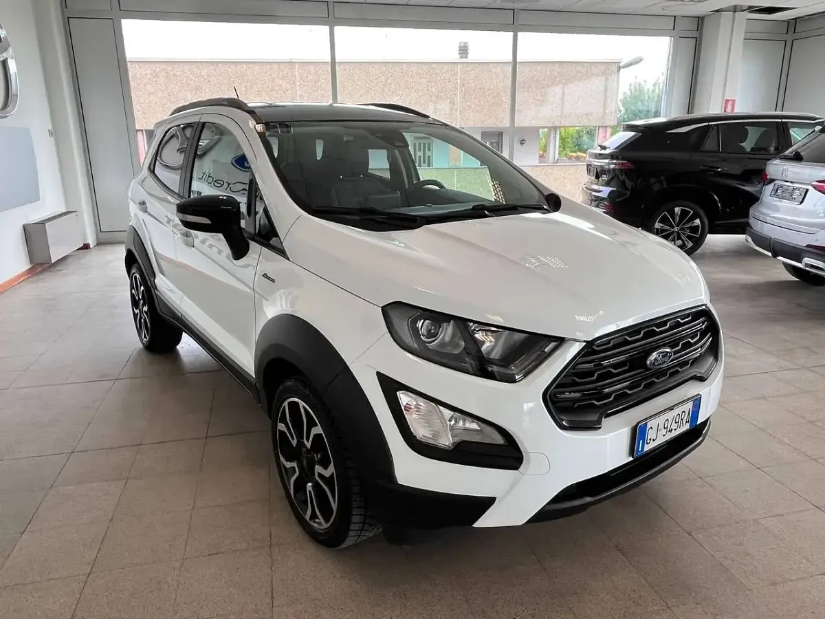 Usata Ford Ecosport Active 125 CV (91 kW) 2022 Frozen white+tetto nero SUV