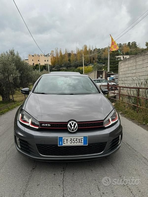 Grigio Usata 2012 VW Golf GTD Berlina | 7850 € (Super prezzo) - Immagine 1/4
