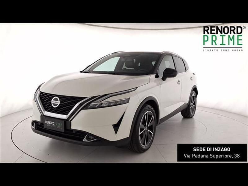Bianco Usata 2021 Nissan Qashqai Tekna SUV | 23.500 € (Buon prezzo) - Immagine 1/3