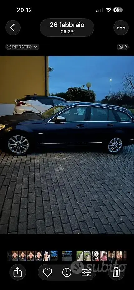 Usata Mercedes 320 224 CV (164 kW) 2008 Blu Berlina