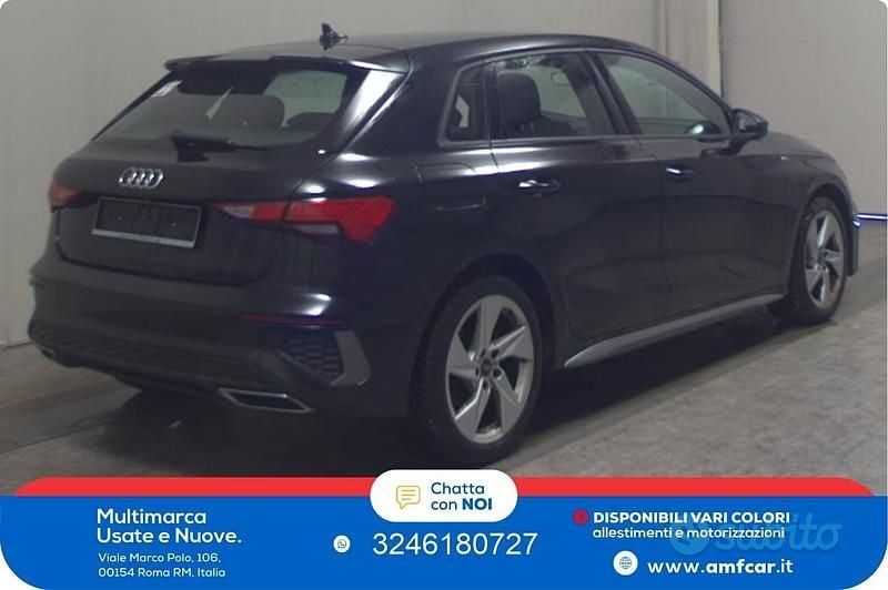 Usata Audi A3 S-Line 150 CV (110 kW) 2022 Nero Berlina