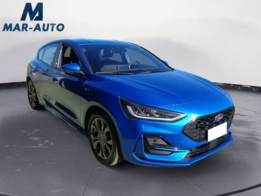 Usata Ford Focus ST-Line 125 CV (91 kW) 2022 Blu/azzurro Berlina