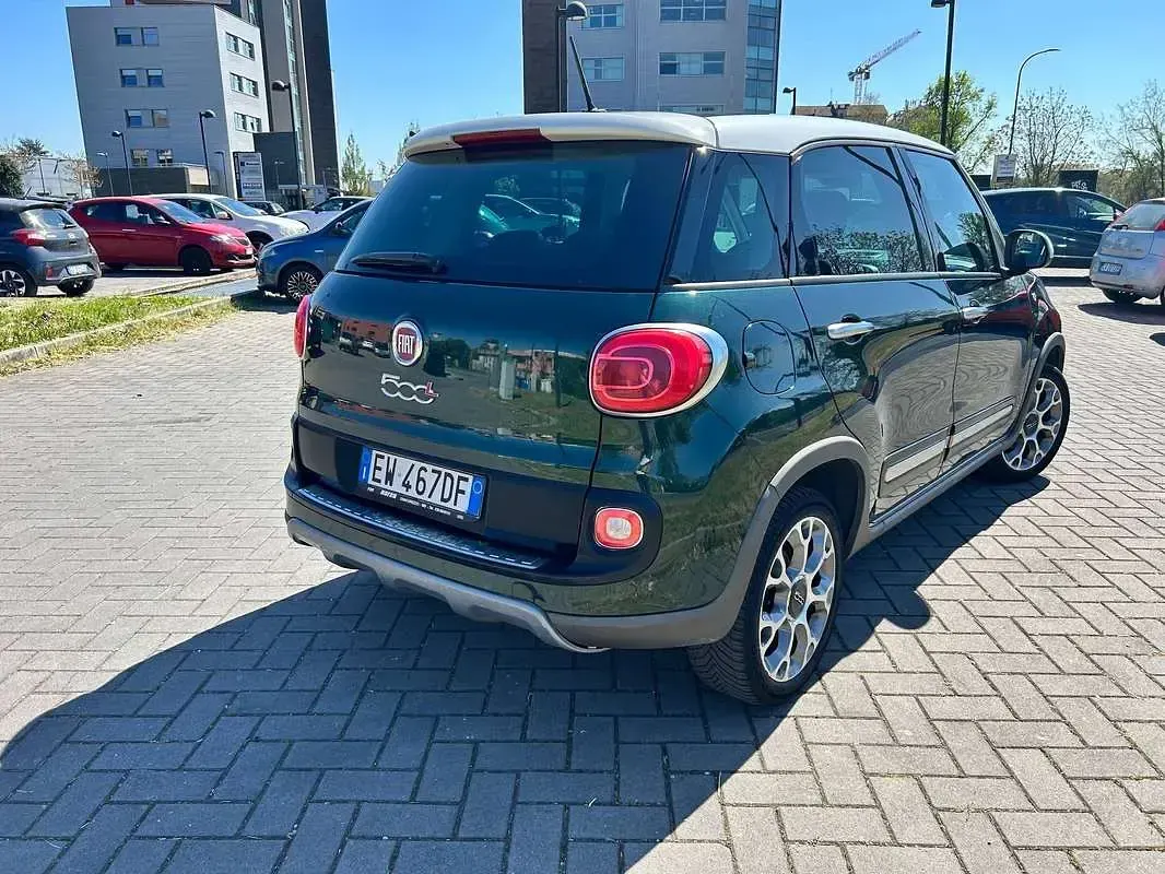 Usata Fiat 500L Trekking 84 CV (61 kW) 2014 Verde Monovolume