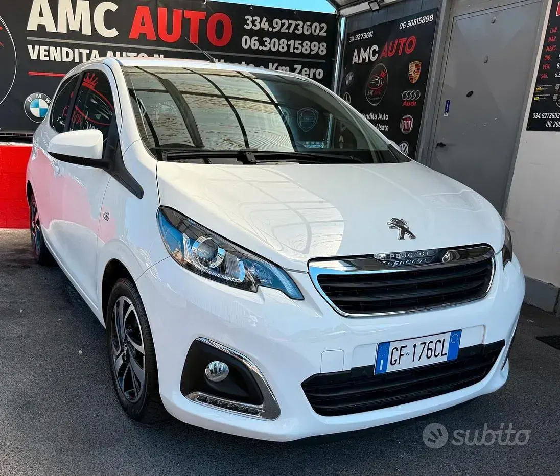 Usata Peugeot 108 Allure 72 CV (52 kW) 2021 Bianco Berlina