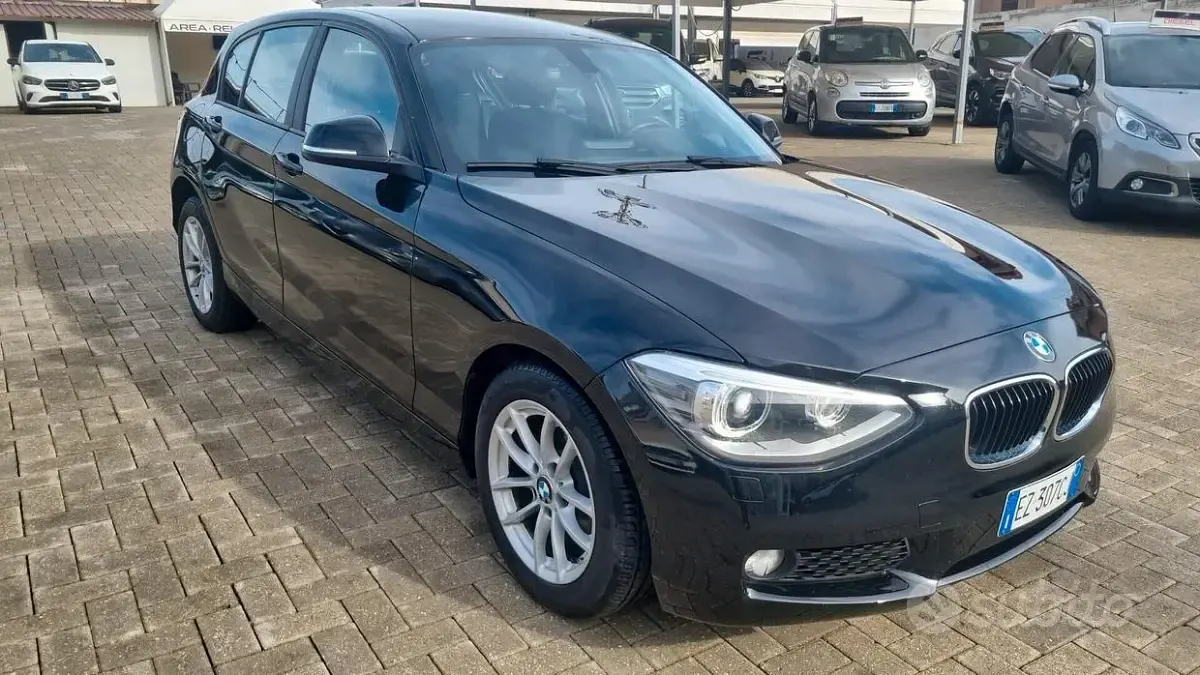 Usata BMW 118 150 CV (110 kW) 2015 Nero Utilitaria