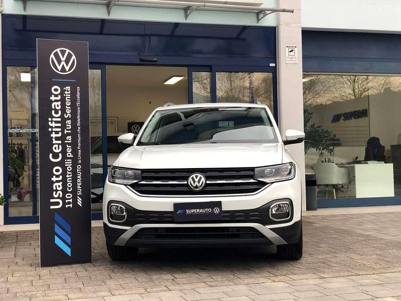 Usata VW T-Cross Advance 95 CV (69 kW) 2019 Pure white SUV