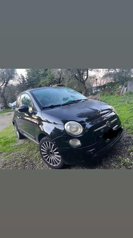 Usata Fiat 500 Lounge 69 CV (50 kW) 2007 Nero Utilitaria