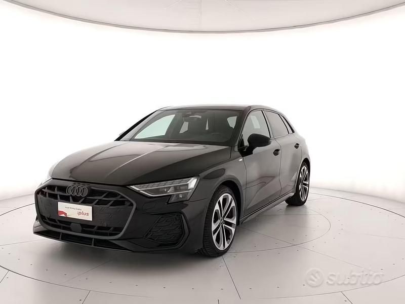 Usata Audi A3 S-Line 150 CV (110 kW) 2025 Nero mito metallizzato Berlina