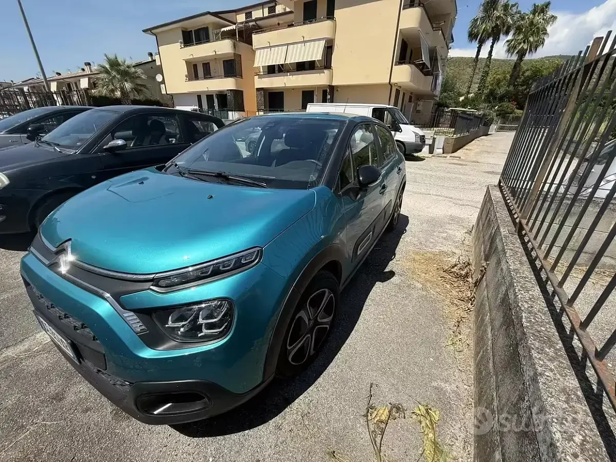 Usata Citroën C3 102 CV (75 kW) 2021 Verde Utilitaria