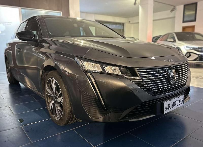 Grigio Usata 2022 Peugeot 308 SW Allure Station wagon | 18.499 € (Cara) - Immagine 1/4