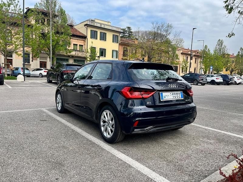 Usata Audi A1 Sportback Advanced 110 CV (80 kW) 2019 Blu Utilitaria