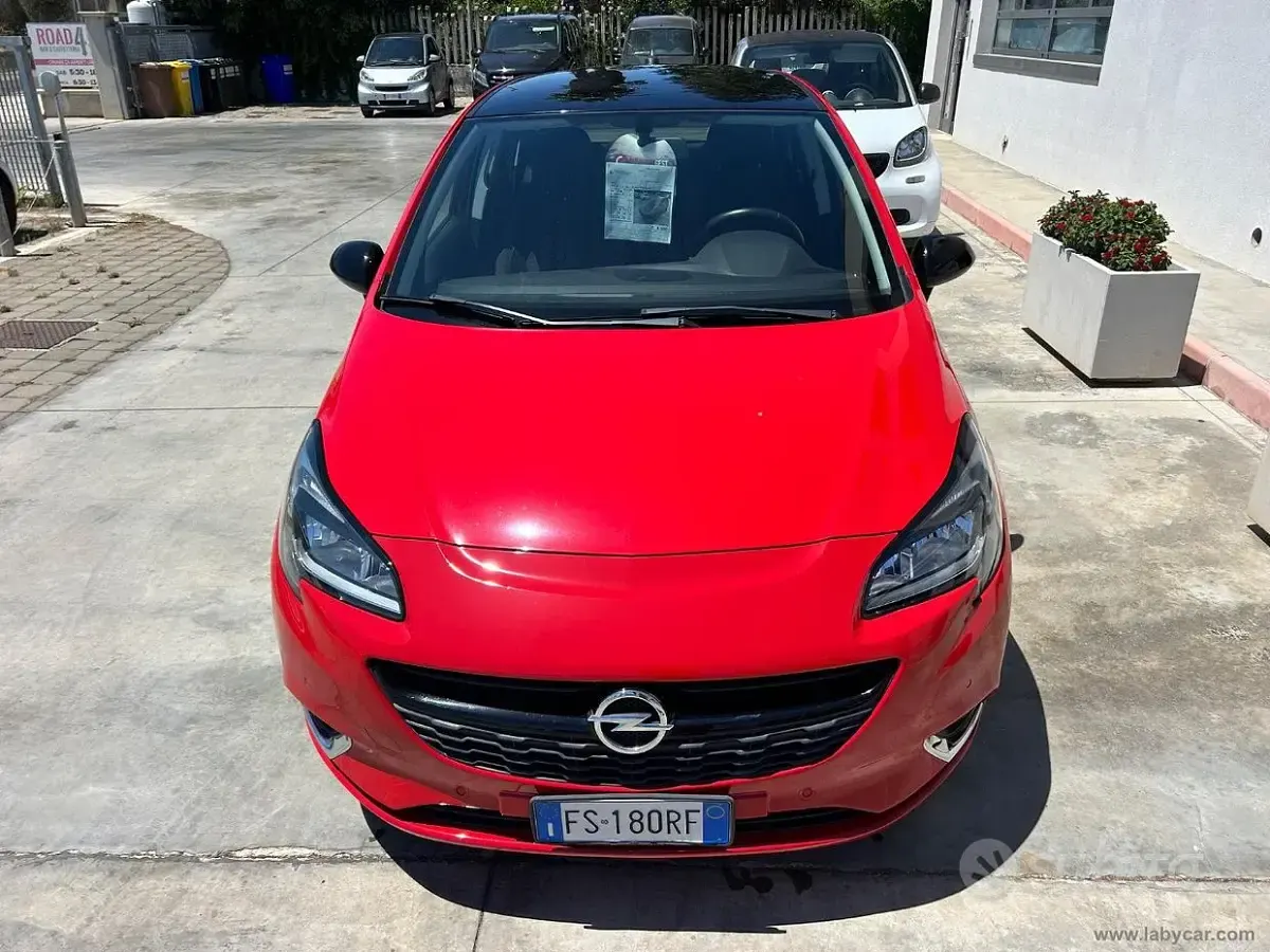 Usata Opel Corsa Edition 69 CV (50 kW) 2018 Rosso Utilitaria
