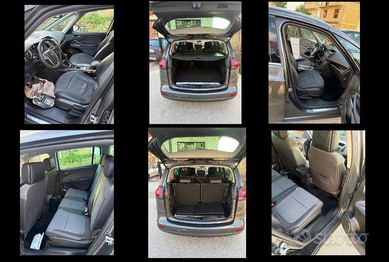Usata Opel Zafira Tourer Cosmo 110 CV (80 kW) 2011 Grigio Monovolume