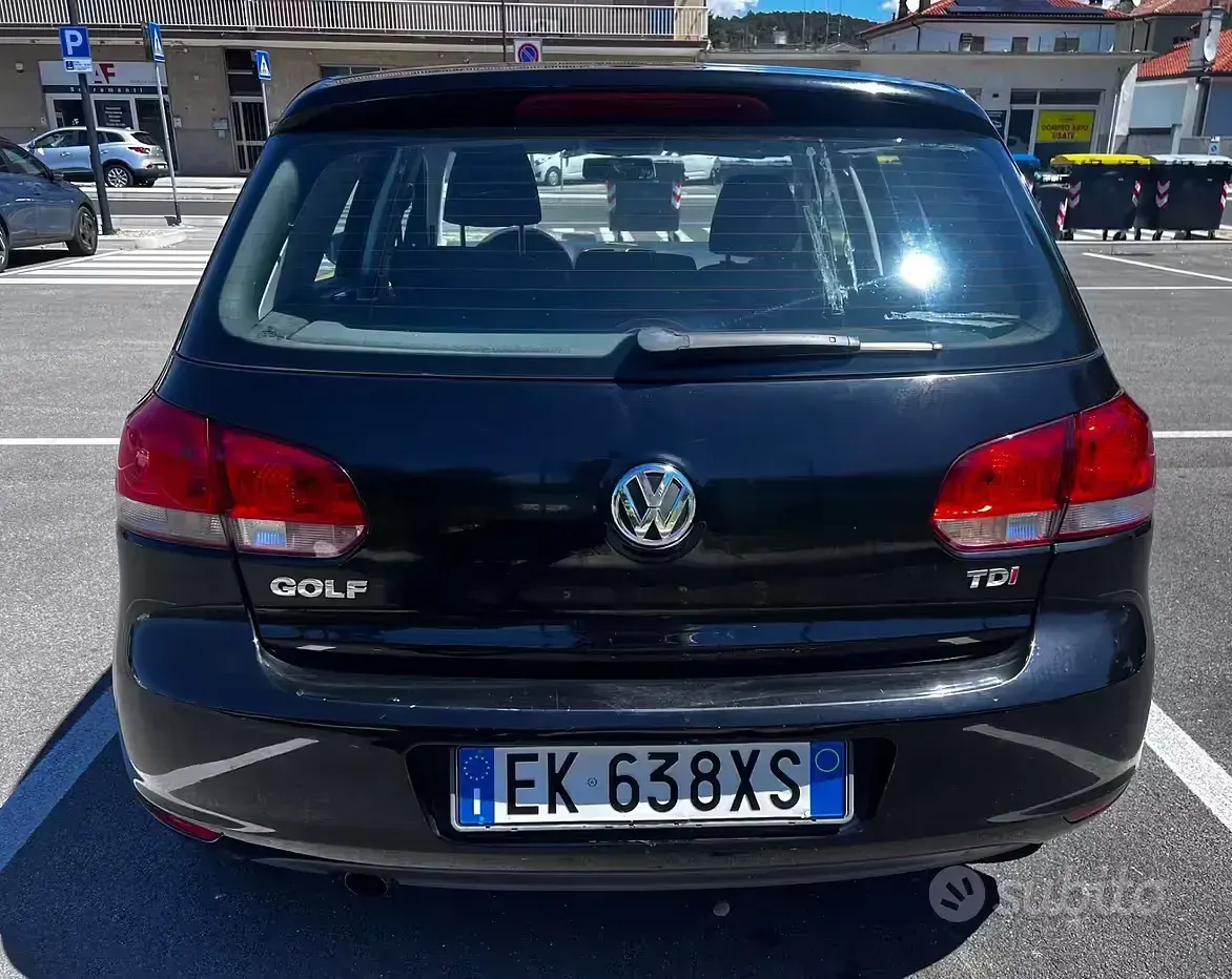 Usata VW Golf VII 105 CV (77 kW) 2012 Nero Berlina
