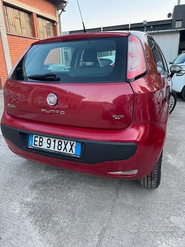 Usata Fiat Punto Evo 2010 Rosso Utilitaria