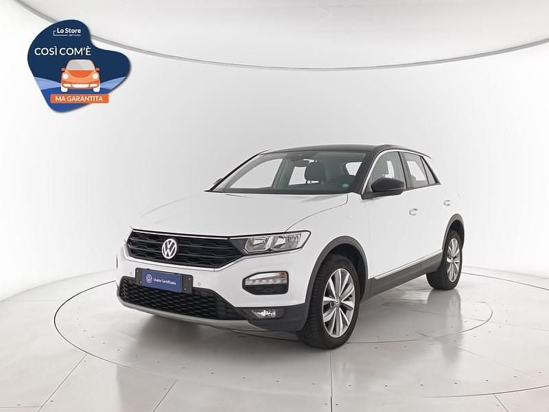 Pure white nero Usata 2019 VW T-Roc Style SUV | 13.900 € (Ottimo prezzo) - Immagine 1/4