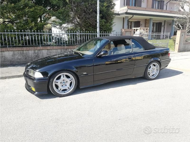 Nero Usata 1994 BMW 325 Cabriolet Cabrio | 15.000 € - Immagine 1/3