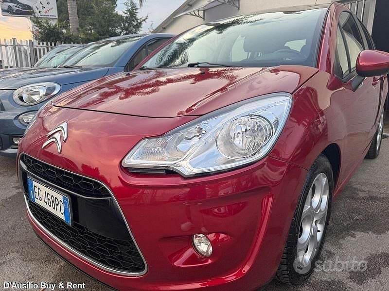 Usata Citroën C3 60 CV (44 kW) 2011 Rosso Utilitaria