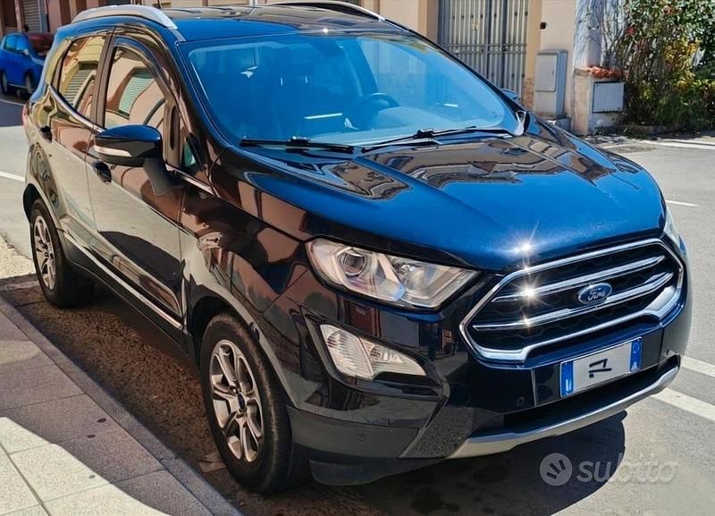 Usata Ford Ecosport 99 CV (72 kW) 2019 Nero SUV