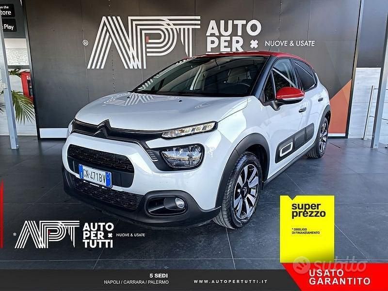 Bianco Usata 2023 Citroën C3 PureTech Due volumi | 13.800 € (Buon prezzo) - Immagine 1/4