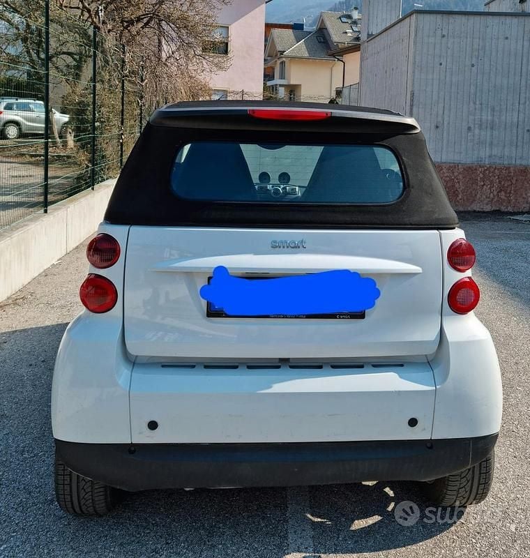 Usata Smart ForTwo Cabrio Passion 84 CV (61 kW) 2009 Bianco Cabrio
