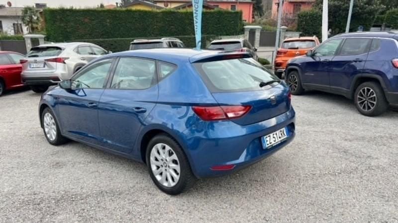 Usata Seat Leon Style 105 CV (77 kW) 2015 Blu Berlina