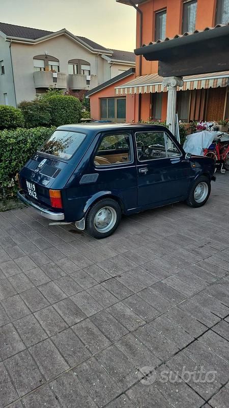 Usata Fiat 126 1970 Blu Utilitaria