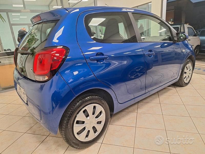 Usata Citroën C1 Feel 72 CV (52 kW) 2019 Blu/azzurro Utilitaria