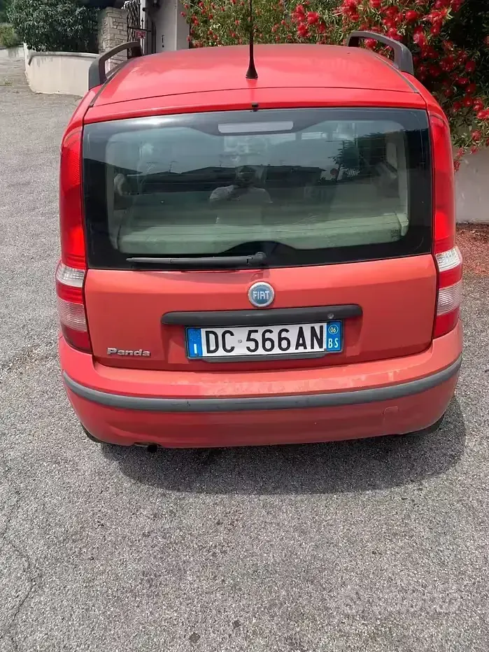 Usata Fiat Panda 2006 Rosso Utilitaria