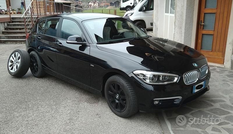 Usata BMW 116 2017 Nero Utilitaria