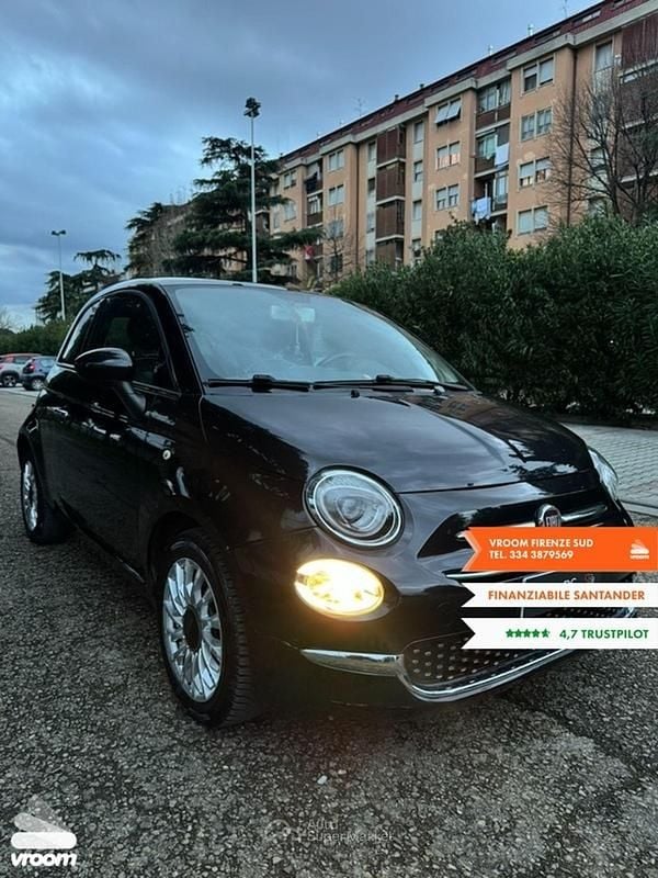 Nero Usata 2016 Fiat 500 Lounge Due volumi | 7990 € (Buon prezzo) - Immagine 1/4