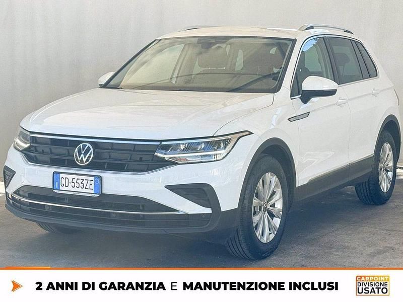 Usata VW Tiguan Life 131 CV (96 kW) 2021 Bianco SUV