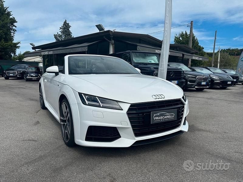 Bianco Usata 2017 Audi TT Roadster S-Line Cabrio | 27.500 € (Ottimo prezzo) - Immagine 1/4