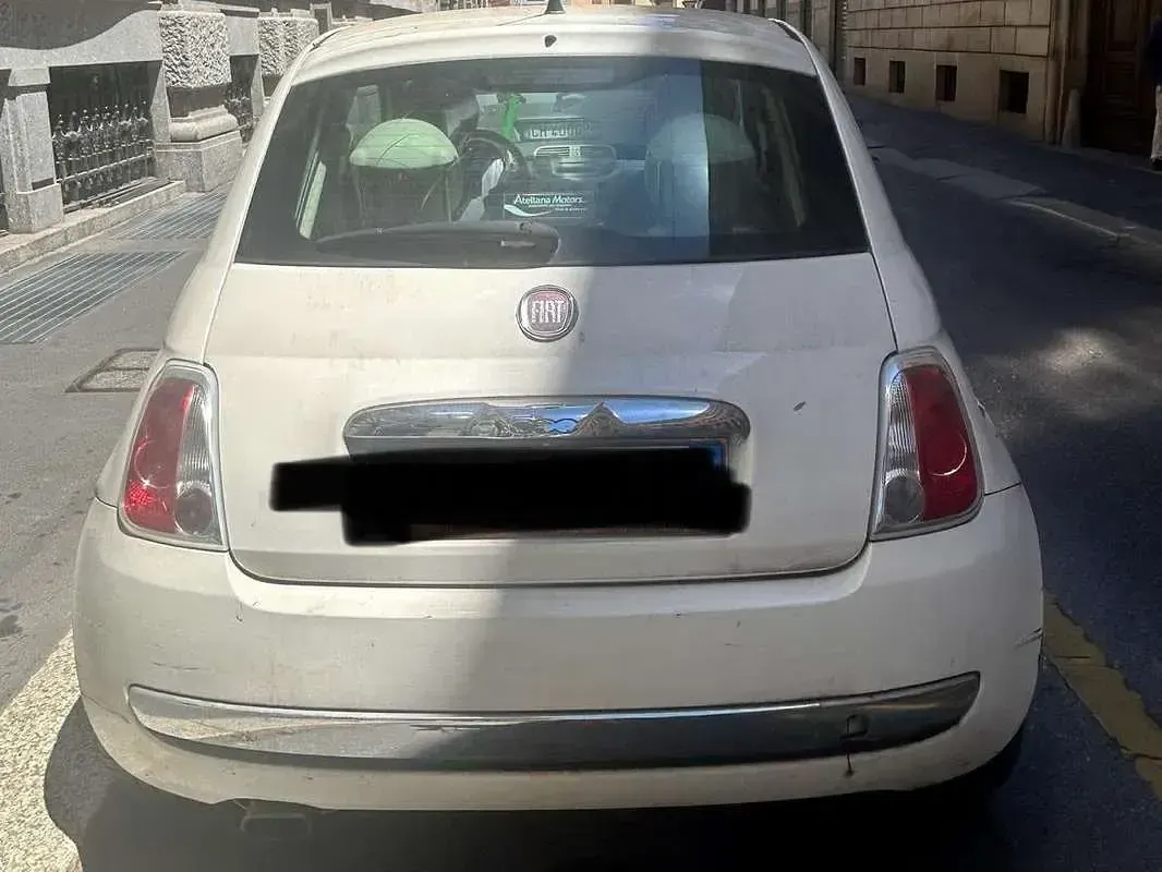 Usata Fiat 500 Lounge 69 CV (50 kW) 2009 Bianco Cabrio