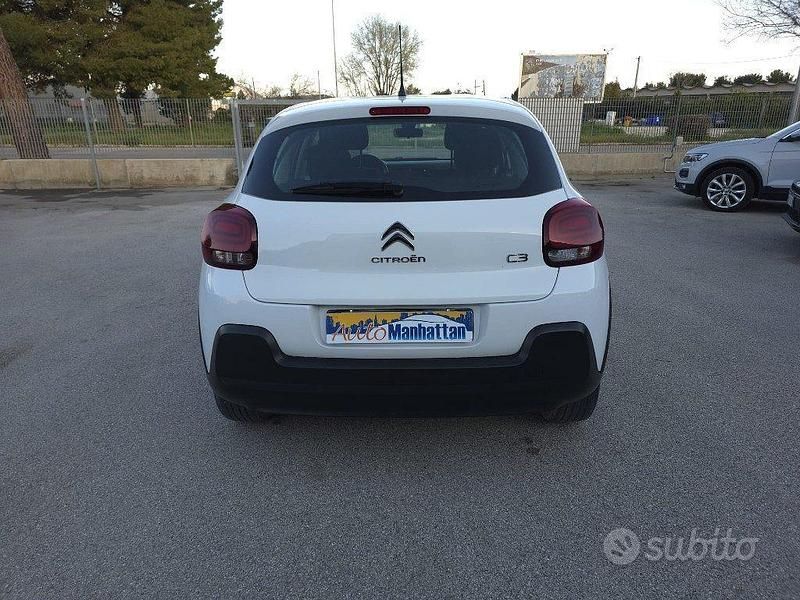 Usata Citroën C3 Feel 82 CV (60 kW) 2021 Bianco Utilitaria