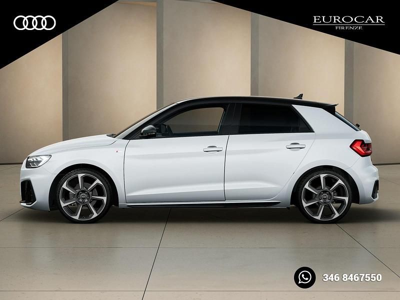 Nuova Audi A1 Design 116 CV (85 kW) 2026 Bianco ghiacciaio metallizzato nero mito Berlina