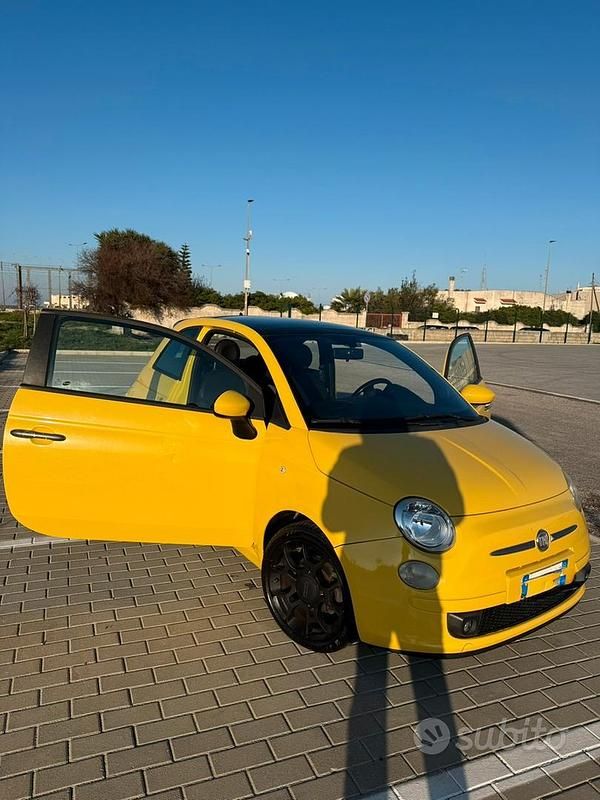 Usata Fiat 500 85 CV (62 kW) 2011 Giallo Berlina