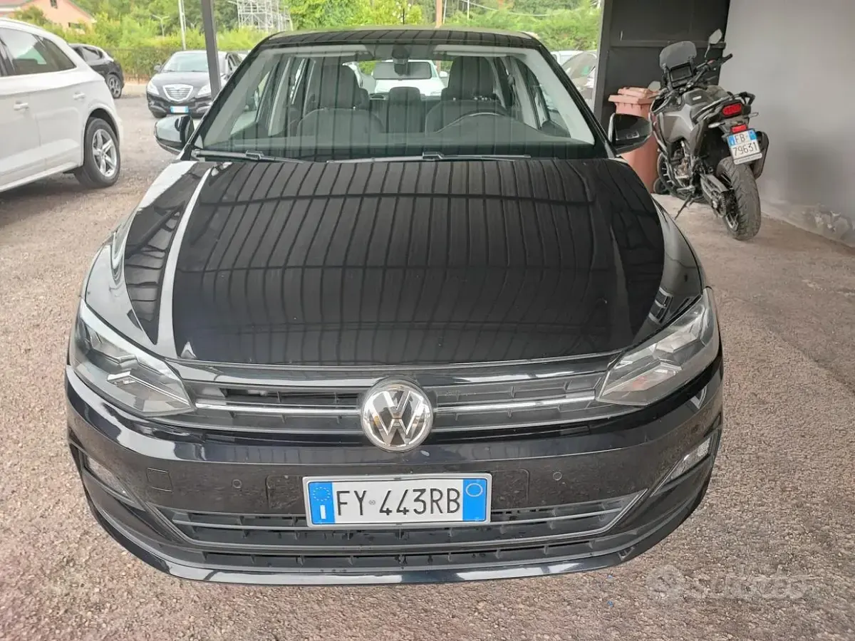 Usata VW Polo Highline 95 CV (69 kW) 2019 Nero Utilitaria